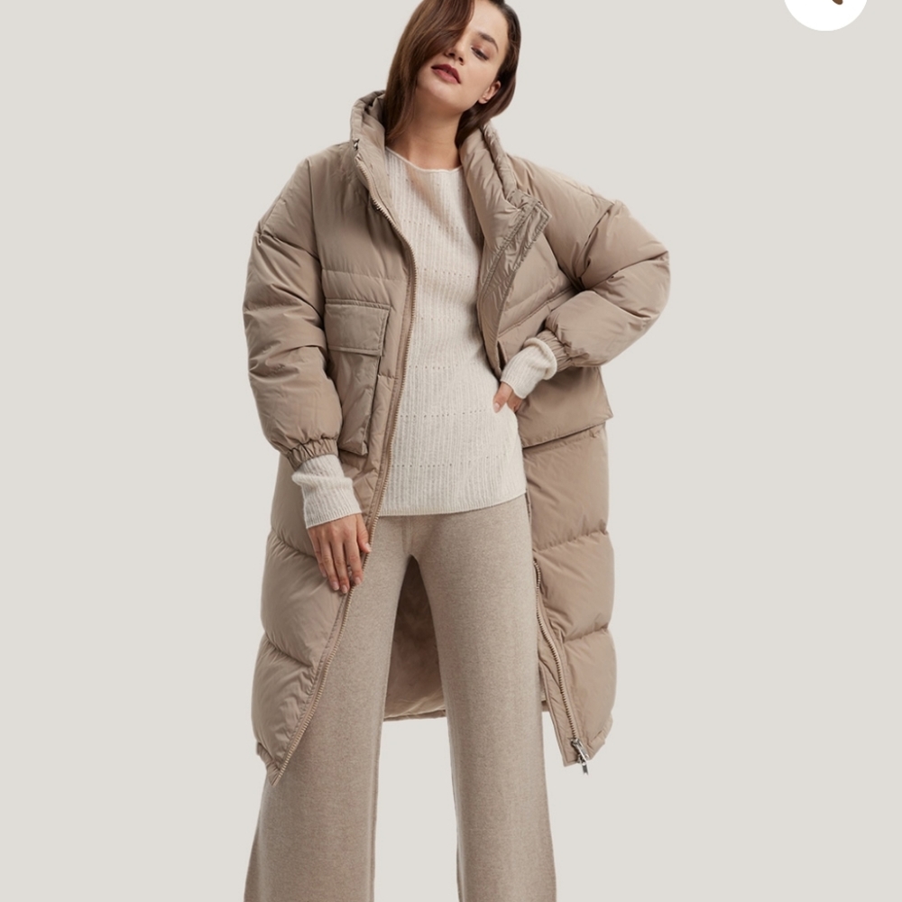 Oversized Padded Down Puffer Coat by Gentle Herd size M